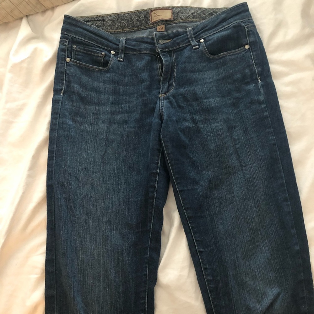 Paige straight leg jeans